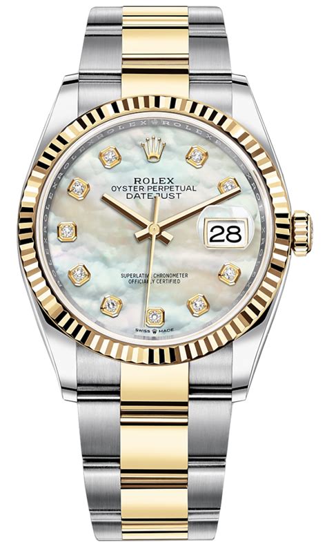 rolex date just diamond dial mop face|rolex datejust 36 oyster.